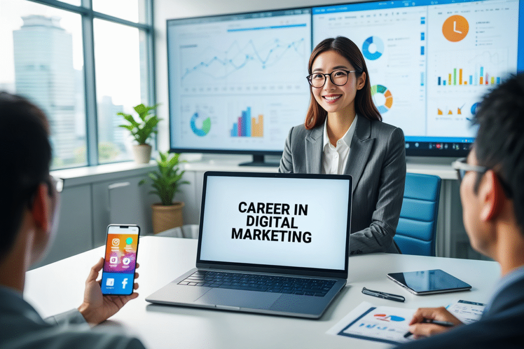 career in digital marketing 
